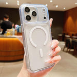 غطاء هاتف مغناطيسي هجين من PC مع TPU مطفي ومفتاح استشعار AI، لهواتف iPhone 17 Pro Max، iPhone 17 Pro، iPhone 17، iPhone Air، iPhone 16 Pro Max، iPhone 16 Pro، iPhone 16