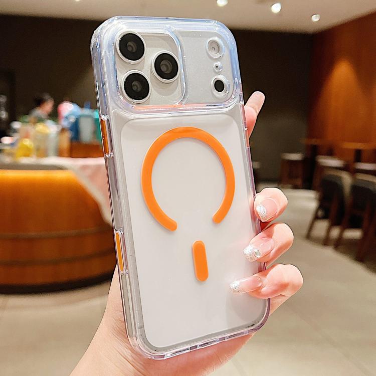غطاء هاتف مغناطيسي هجين من PC مع TPU مطفي ومفتاح استشعار AI، لهواتف iPhone 17 Pro Max، iPhone 17 Pro، iPhone 17، iPhone Air، iPhone 16 Pro Max، iPhone 16 Pro، iPhone 16