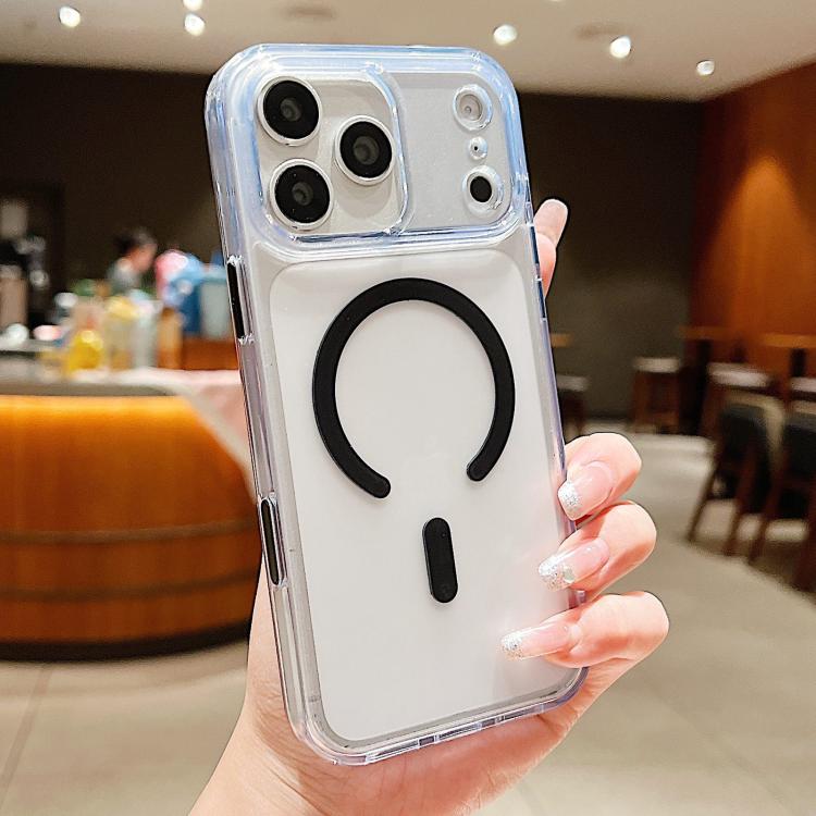 غطاء هاتف مغناطيسي هجين من PC مع TPU مطفي ومفتاح استشعار AI، لهواتف iPhone 17 Pro Max، iPhone 17 Pro، iPhone 17، iPhone Air، iPhone 16 Pro Max، iPhone 16 Pro، iPhone 16