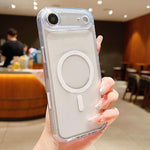 غطاء هاتف مغناطيسي هجين من PC مع TPU مطفي ومفتاح استشعار AI، لهواتف iPhone 17 Pro Max، iPhone 17 Pro، iPhone 17، iPhone Air، iPhone 16 Pro Max، iPhone 16 Pro، iPhone 16