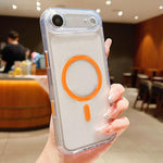 غطاء هاتف مغناطيسي هجين من PC مع TPU مطفي ومفتاح استشعار AI، لهواتف iPhone 17 Pro Max، iPhone 17 Pro، iPhone 17، iPhone Air، iPhone 16 Pro Max، iPhone 16 Pro، iPhone 16