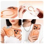 غطاء هاتف مغناطيسي هجين من PC مع TPU مطفي ومفتاح استشعار AI، لهواتف iPhone 17 Pro Max، iPhone 17 Pro، iPhone 17، iPhone Air، iPhone 16 Pro Max، iPhone 16 Pro، iPhone 16