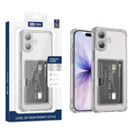 غطاء هاتف شفاف من XDcase مع فتحة بطاقة وثقوب دقيقة، لهاتف iPhone 17 Pro Max، iPhone 17 Pro، iPhone 17، iPhone Air