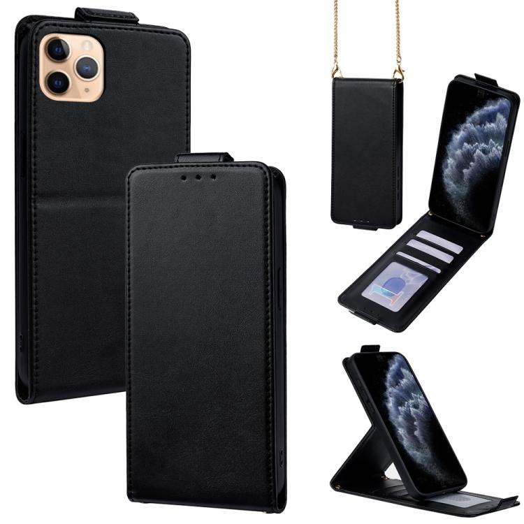 غطاء هاتف من الجلد النباتي بلون صلب مع سلسلة عابرة، لهاتف iPhone 11 Pro Max، iPhone 11، iPhone 11 Pro