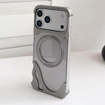 حامل هاتف دوّار 360 درجة بدون إطار معدني بلون دولفين الأصلي مع مغناطيس، لهاتف iPhone 17 Pro Max، iPhone 17 Pro
