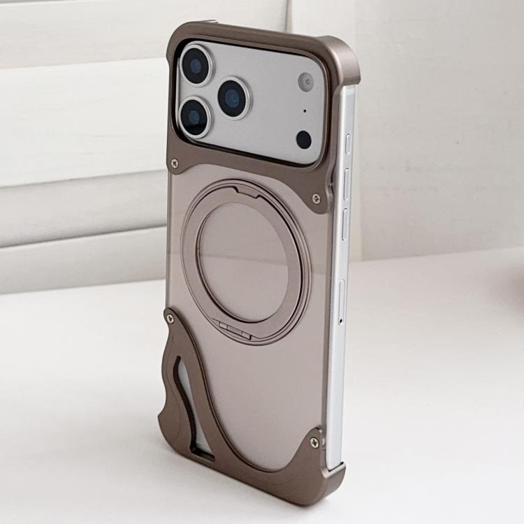 حامل هاتف دوّار 360 درجة بدون إطار معدني بلون دولفين الأصلي مع مغناطيس، لهاتف iPhone 17 Pro Max، iPhone 17 Pro