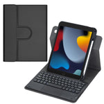 غطاء لوحي من الجلد مع لوحة مفاتيح بلوتوث دوارة 360 درجة مع لوحة لمس، لجهاز iPad Pro 11 2025 / 2024، لجهاز iPad 2025 / 2022، لجهاز iPad Air 11 2025 / iPad Pro 11 2022، لجهاز iPad 10.2 2021 / 2019 / iPad Air 3