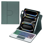 360-degree Rotation Backlight Bluetooth Keyboard Leather Tablet Case with Touchpad, For iPad Pro 11 2025 / 2024, For iPad 2025 / 2022, For iPad Air 11 2025 / iPad Pro 11 2022, For iPad 10.2 2021 / 2019 / iPad Air 3