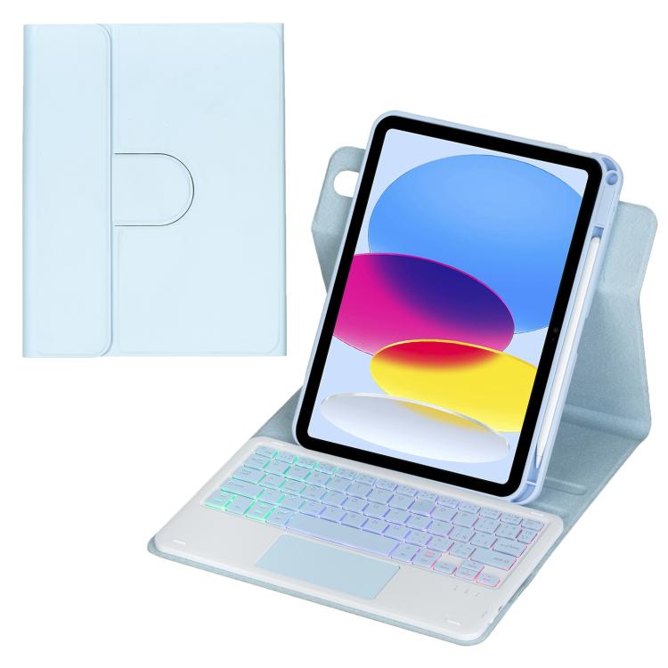 360-degree Rotation Backlight Bluetooth Keyboard Leather Tablet Case with Touchpad, For iPad Pro 11 2025 / 2024, For iPad 2025 / 2022, For iPad Air 11 2025 / iPad Pro 11 2022, For iPad 10.2 2021 / 2019 / iPad Air 3