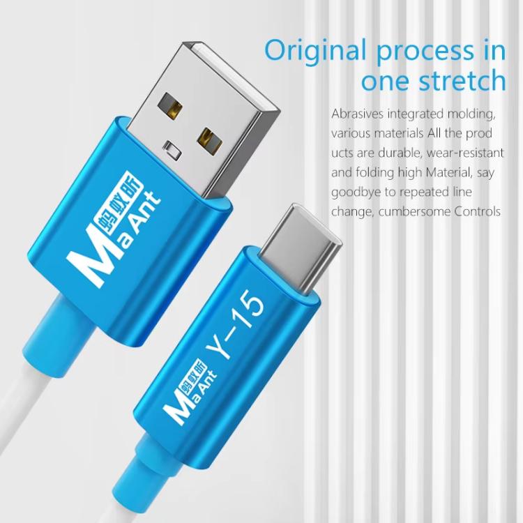 كابل شحن ونقل بيانات USB إلى Type-C من MaAnt Y-15 لأجهزة iPhone / iPad، MaAnt Y-15