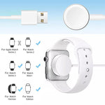 xDfind لحامل شحن ساعة آبل الذكية من السيليكون ومجموعة شاحن USB، سيليكون + USB (أبيض)، سيليكون + USB (أسود)