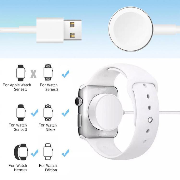 xDfind لحامل شحن ساعة آبل الذكية من السيليكون ومجموعة شاحن USB، سيليكون + USB (أبيض)، سيليكون + USB (أسود)