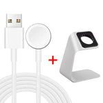 xDfind لحامل شحن ساعة آبل الذكية من سبيكة الألمنيوم ومجموعة شاحن USB، سبيكة الألمنيوم + USB