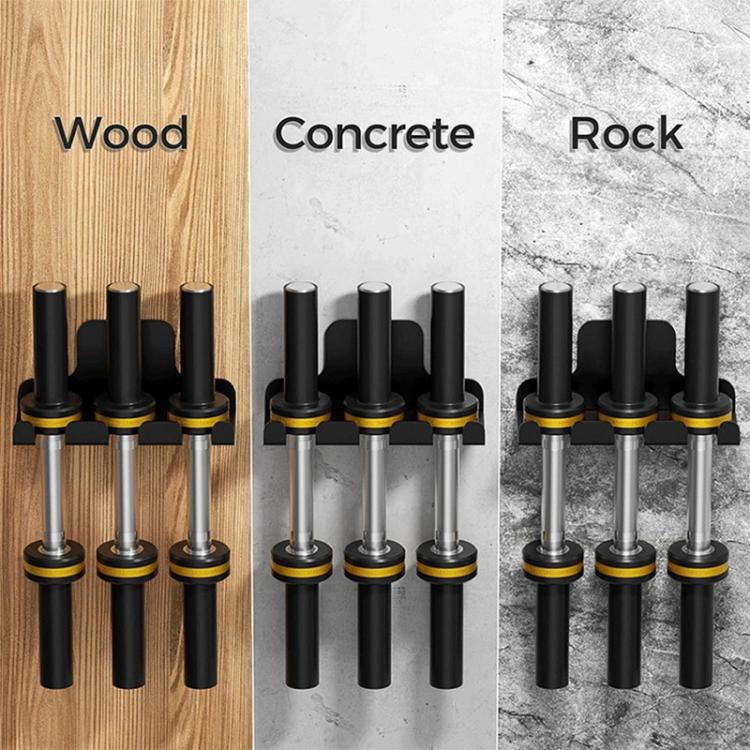 Heavy Duty Barbell Wall Mounted Stand Fitness Equipment Storage Rack for Garage Gym, FS-23195