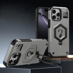 حافظة هاتف بمقياس وزن مغناطيسي بدرع سداسي، لهواتف iPhone 16، iPhone 15 Pro Max، iPhone 15 Pro، iPhone 15 Plus، iPhone 15، iPhone 14 Plus