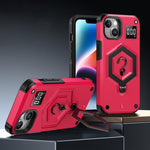 حافظة هاتف بمقياس وزن مغناطيسي بدرع سداسي، لهواتف iPhone 16، iPhone 15 Pro Max، iPhone 15 Pro، iPhone 15 Plus، iPhone 15، iPhone 14 Plus