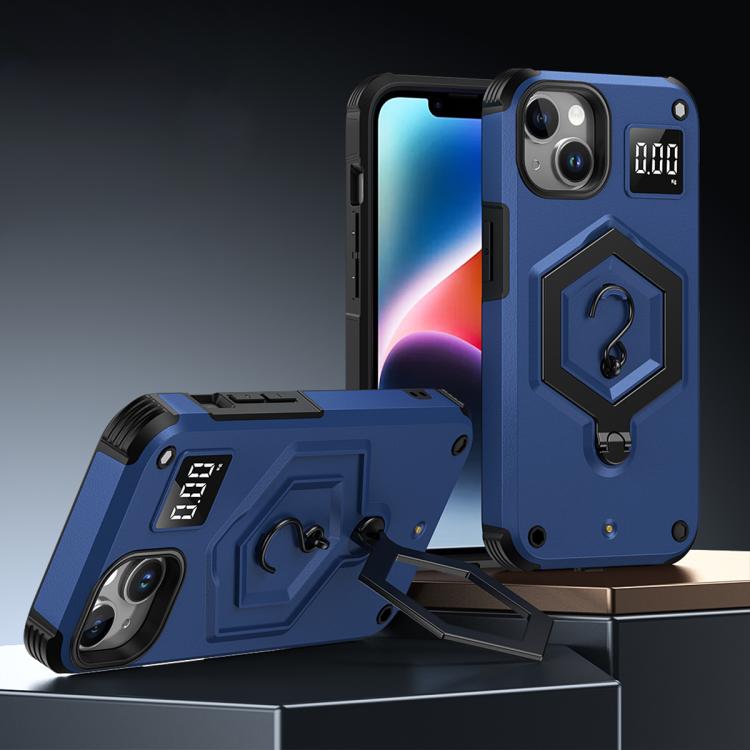 حافظة هاتف بمقياس وزن مغناطيسي بدرع سداسي، لهواتف iPhone 16، iPhone 15 Pro Max، iPhone 15 Pro، iPhone 15 Plus، iPhone 15، iPhone 14 Plus