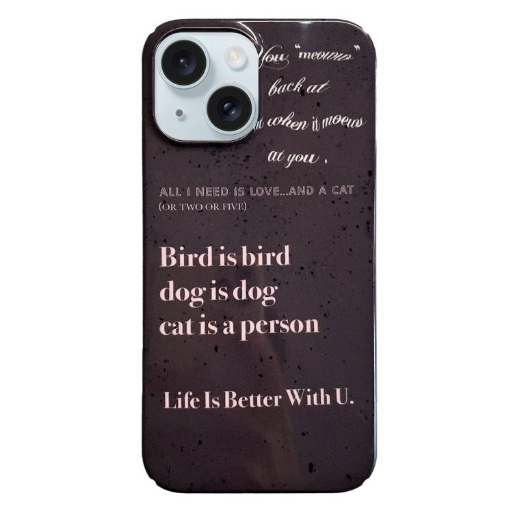 غطاء هاتف بنمط مطلي من مادة PC، لهاتف iPhone 17