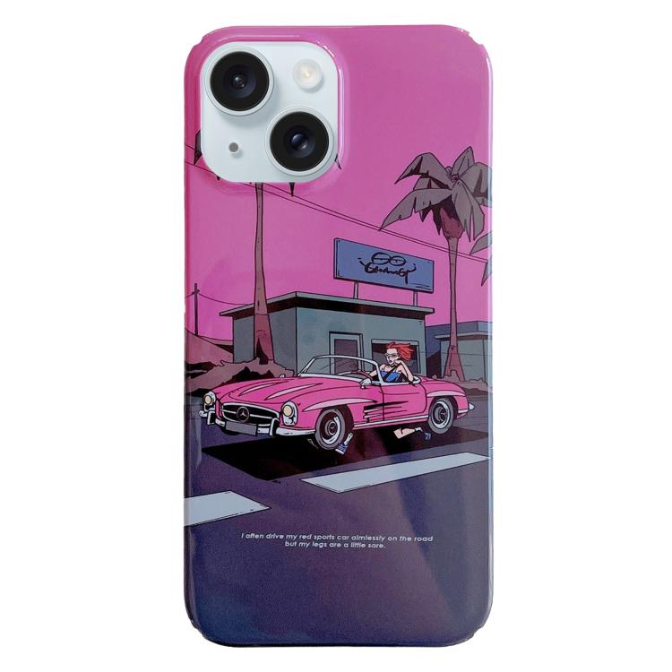غطاء هاتف بنمط مطلي من مادة PC، لهاتف iPhone 17