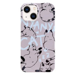 Painted Pattern PC Phone Case, For iPhone 16 Plus