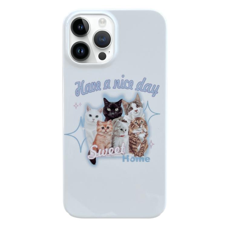 Painted Pattern PC Phone Case, For iPhone 16 Pro Max