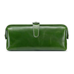 Oil Waxed Leather Toiletries and Cosmetic Tool Storage Bag