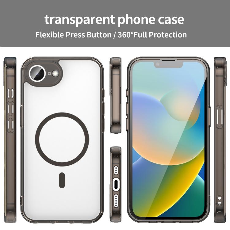حافظة هاتف مقاومة للصدمات من TPU هجينة مع وسادة هوائية وMagSafe، لهواتف iPhone 17e / 16e، iPhone 17 Pro Max، iPhone 17 Pro، iPhone 17، iPhone Air، iPhone 16 Pro Max، iPhone 16 Pro، iPhone 16 Plus، iPhone 16، iPhone 15 Pro Max