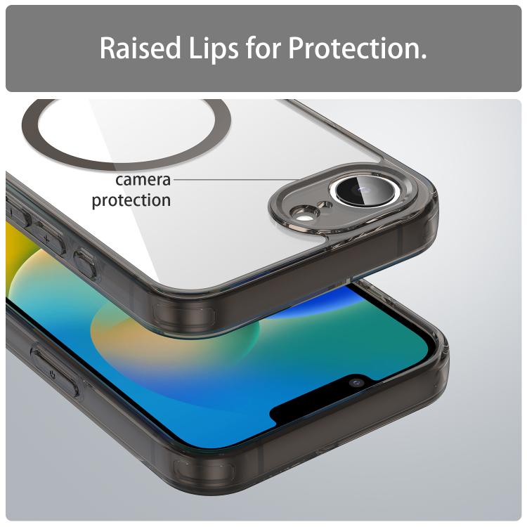 حافظة هاتف مقاومة للصدمات من TPU هجينة مع وسادة هوائية وMagSafe، لهواتف iPhone 17e / 16e، iPhone 17 Pro Max، iPhone 17 Pro، iPhone 17، iPhone Air، iPhone 16 Pro Max، iPhone 16 Pro، iPhone 16 Plus، iPhone 16، iPhone 15 Pro Max