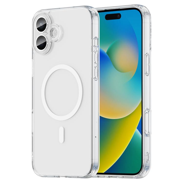حافظة هاتف مقاومة للصدمات من TPU هجينة مع وسادة هوائية وMagSafe، لهواتف iPhone 17e / 16e، iPhone 17 Pro Max، iPhone 17 Pro، iPhone 17، iPhone Air، iPhone 16 Pro Max، iPhone 16 Pro، iPhone 16 Plus، iPhone 16، iPhone 15 Pro Max