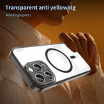 PC Hybrid TPU Airbag Shockproof MagSafe Phone Case, For iPhone 15 Pro Max, For iPhone 15 Pro, For iPhone 15 Plus, For iPhone 15