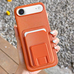 حافظة هاتف بحامل بطاقة قابلة للطي مربعة، لهواتف iPhone 17 Pro Max، iPhone 17 Pro، iPhone 17، iPhone Air، iPhone 16 Pro Max، iPhone 16 Pro