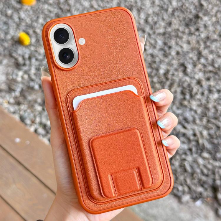 حافظة هاتف بحامل بطاقة قابلة للطي مربعة، لهواتف iPhone 16 Plus، iPhone 16، iPhone 15 Pro Max، iPhone 15 Pro، iPhone 15 Plus، iPhone 15