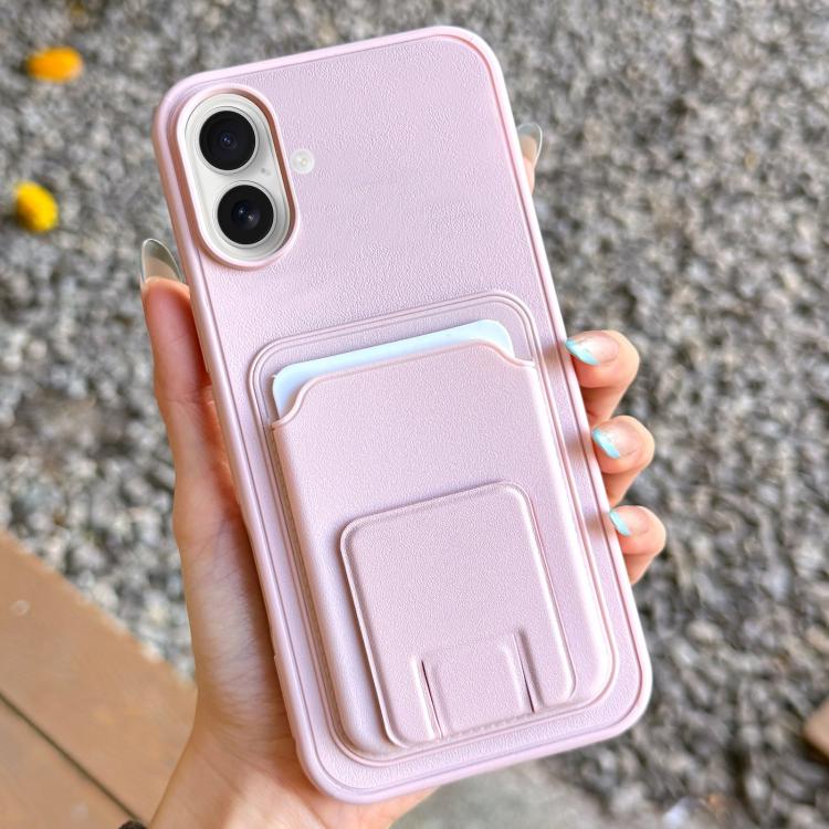 حافظة هاتف بحامل بطاقة قابلة للطي مربعة، لهواتف iPhone 16 Plus، iPhone 16، iPhone 15 Pro Max، iPhone 15 Pro، iPhone 15 Plus، iPhone 15