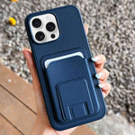 حافظة هاتف بحامل بطاقة قابلة للطي مربعة، لهواتف iPhone 16 Plus، iPhone 16، iPhone 15 Pro Max، iPhone 15 Pro، iPhone 15 Plus، iPhone 15