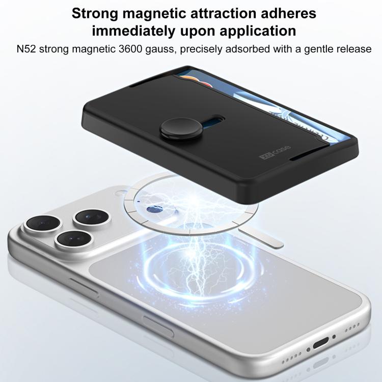 XDcase Side-Push Magnetic 3-Card Holder For iPhone / Galaxy & More