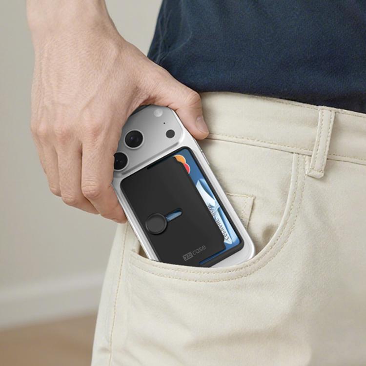 XDcase Side-Push Magnetic 3-Card Holder For iPhone / Galaxy & More