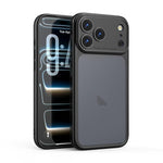 حافظة هاتف شفافة مقاومة للصدمات من PC مع فتحات دقيقة، لهواتف iPhone 17 Pro Max، iPhone 17 Pro