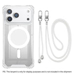حافظة هاتف مغناطيسية مقاومة للصدمات بأربع فتحات من XDcase، بدون حزام معصم، لهواتف iPhone 17 Pro Max، iPhone 17 Pro
