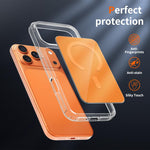 حافظة هاتف ملونة صلبة هجينة من PC وTPU مغناطيسية، لهواتف iPhone 17 Pro Max، iPhone 17 Pro، iPhone 17