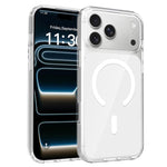 حافظة هاتف ملونة صلبة هجينة من PC وTPU مغناطيسية، لهواتف iPhone 17 Pro Max، iPhone 17 Pro، iPhone 17