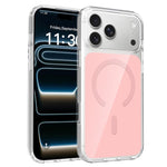 حافظة هاتف ملونة صلبة هجينة من PC وTPU مغناطيسية، لهواتف iPhone 17 Pro Max، iPhone 17 Pro، iPhone 17