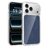 حافظة هاتف ملونة صلبة هجينة من PC وTPU مغناطيسية، لهواتف iPhone 17 Pro Max، iPhone 17 Pro، iPhone 17