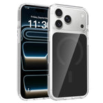 حافظة هاتف ملونة صلبة هجينة من PC وTPU مغناطيسية، لهواتف iPhone 17 Pro Max، iPhone 17 Pro، iPhone 17