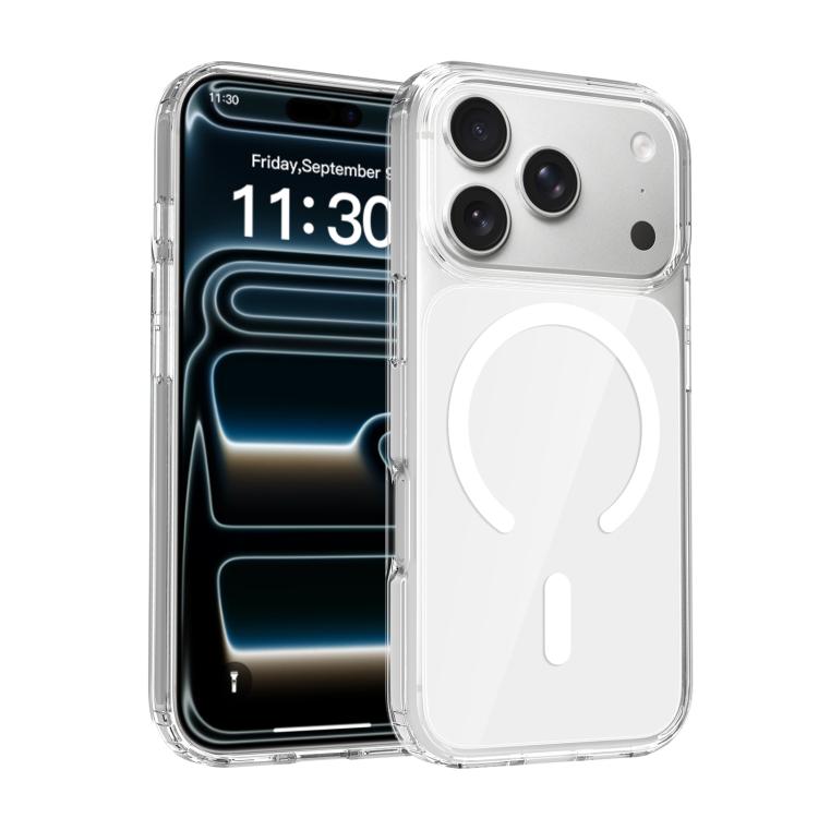 حافظة هاتف ملونة صلبة هجينة من PC وTPU مغناطيسية، لهواتف iPhone 17 Pro Max، iPhone 17 Pro، iPhone 17