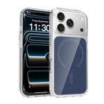 حافظة هاتف ملونة صلبة هجينة من PC وTPU مغناطيسية، لهواتف iPhone 17 Pro Max، iPhone 17 Pro، iPhone 17