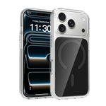 حافظة هاتف ملونة صلبة هجينة من PC وTPU مغناطيسية، لهواتف iPhone 17 Pro Max، iPhone 17 Pro، iPhone 17