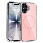 حافظة هاتف ملونة صلبة هجينة من PC وTPU مغناطيسية، لهواتف iPhone 17 Pro Max، iPhone 17 Pro، iPhone 17