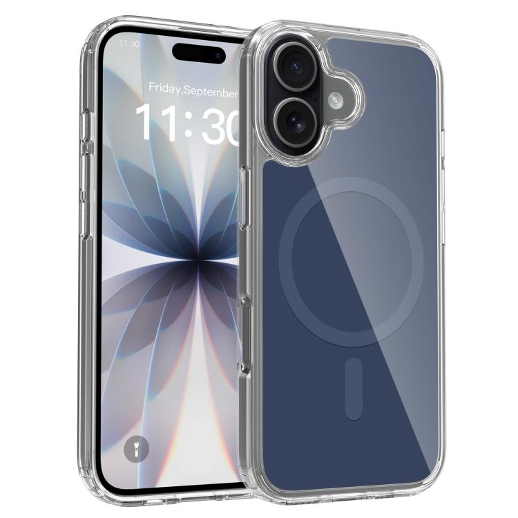 حافظة هاتف ملونة صلبة هجينة من PC وTPU مغناطيسية، لهواتف iPhone 17 Pro Max، iPhone 17 Pro، iPhone 17