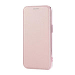 غطاء هاتف من الجلد النباتي مطلي مغناطيسي رفيع جداً مع حامل دوار، لهواتف iPhone 15، iPhone 14 / 13، iPhone 14 Pro، iPhone 14 Pro Max، iPhone 13 Pro Max، iPhone 13 Pro