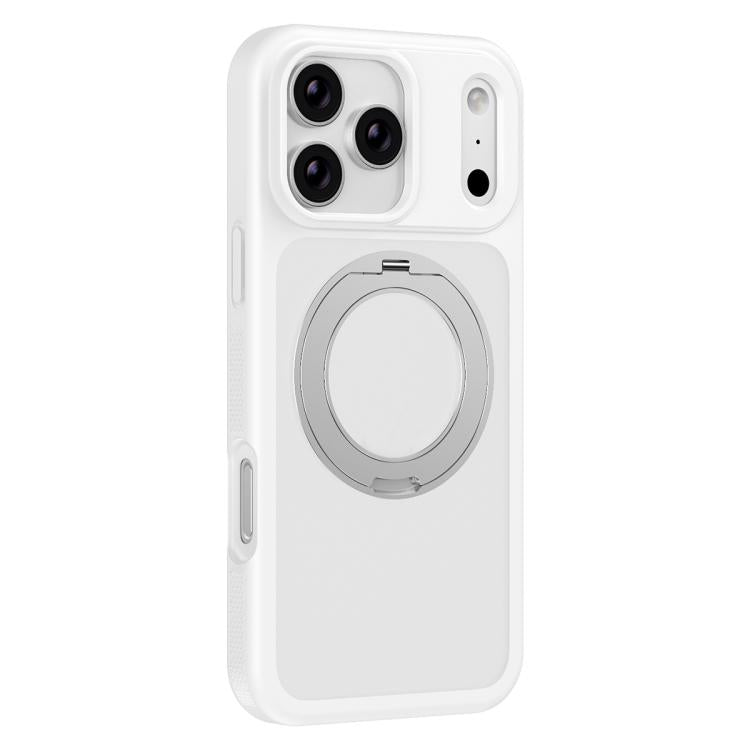 حافظة هاتف درع مغناطيسي دوار مضادة للبقع وصديقة للبشرة، لهواتف iPhone 17 Pro Max، iPhone 17 Pro